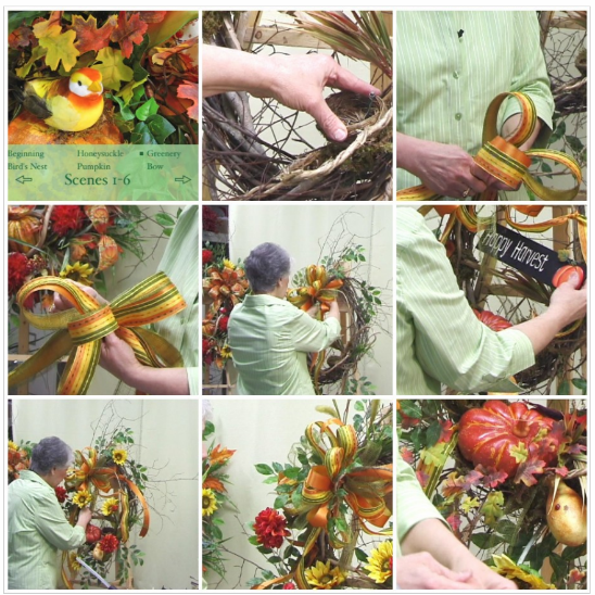 How to make a fall wreath