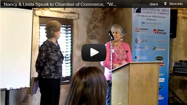 Nancy & Linda of Best of Nancy.com Speak at the Chamber of Commerce