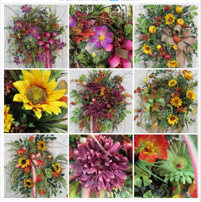 NEW FALL WREATHS @ Ladybug Wreaths